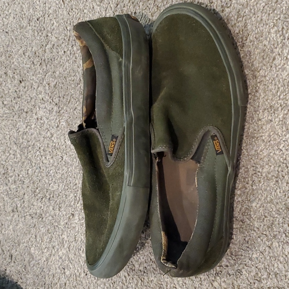 Vans Forest Green Suede